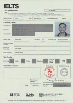 IELTS Certificate Online 
