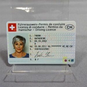 Swiss driver’s license